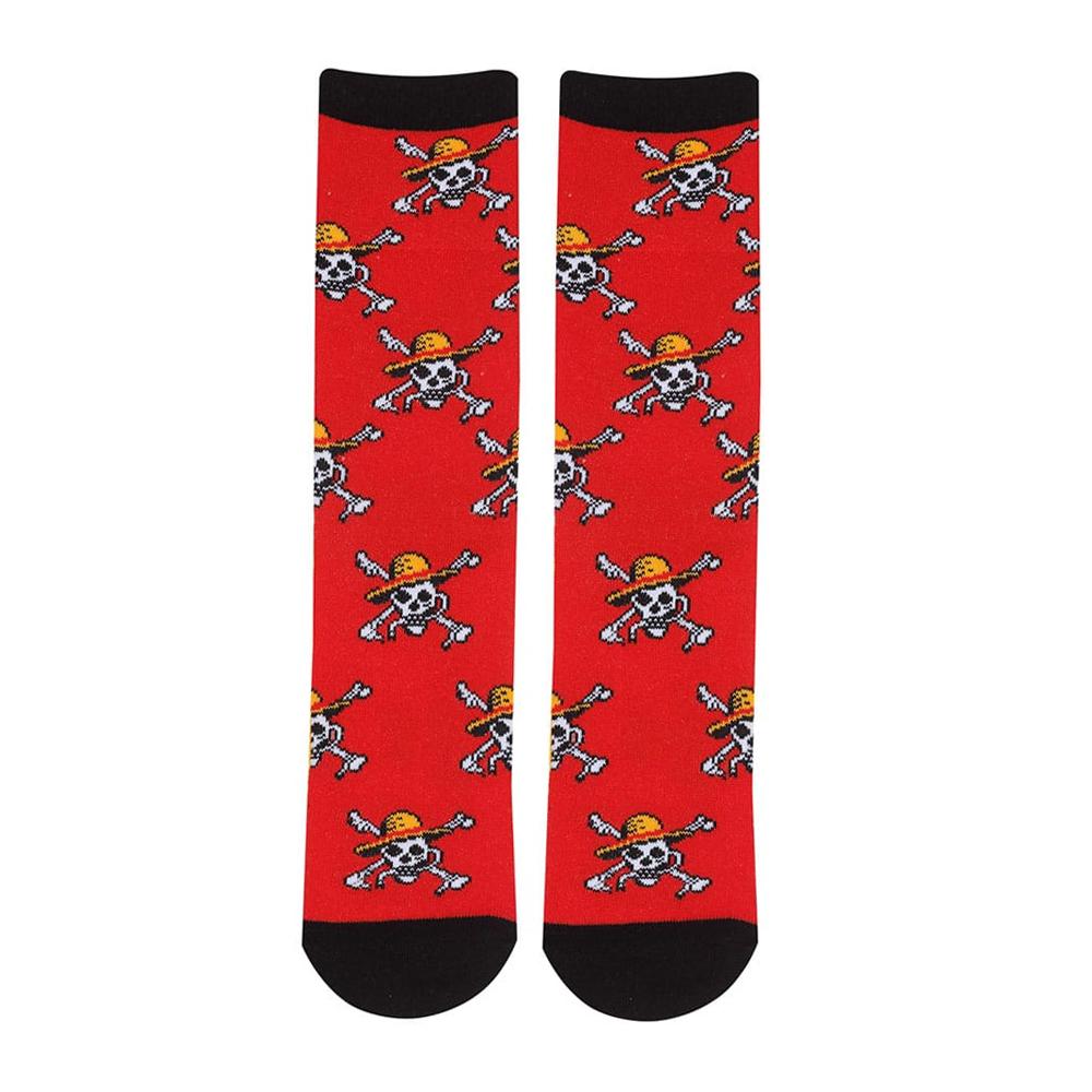One Piece Unisex Adult Skull Logo Socks