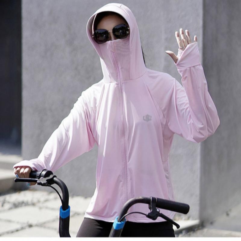 Shop   Women S Uv Protection Hooded Windbreaker Jacket Won Wjk Wfhap5c