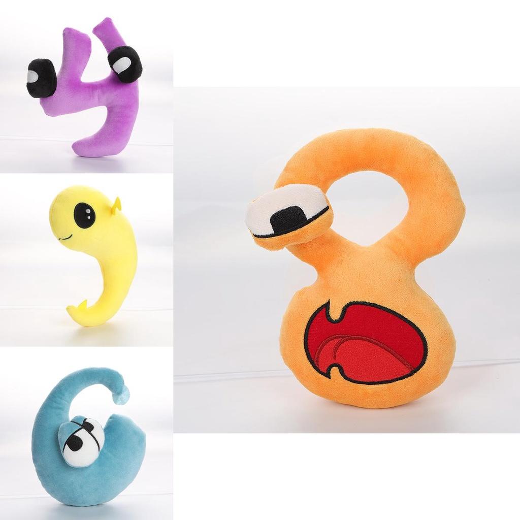 Zahlen-Plüschkissenpuppen Lernspielzeug für Kinder