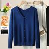 SNOWFLYING Women's Loose Fit V-Neck Knit Cardigan