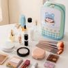 Oxford Cloth Standing Cosmetic Pouch Dust-proof Makeup Brush Holder Makeup Organizer  Pen Storage