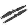 2pcs Propeller for DJI Spark Drone Quick Release Folding Blades 4730F Props Spare PartsBlack Silver Edge
