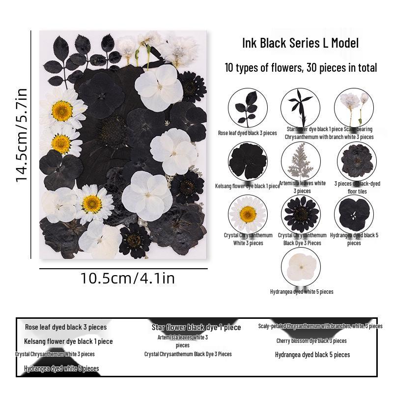 DIY Dried Flower Specimen Sticker Set for Kids: Handmade Pressed Flower Frames & Resin Bookmark Craft Kit