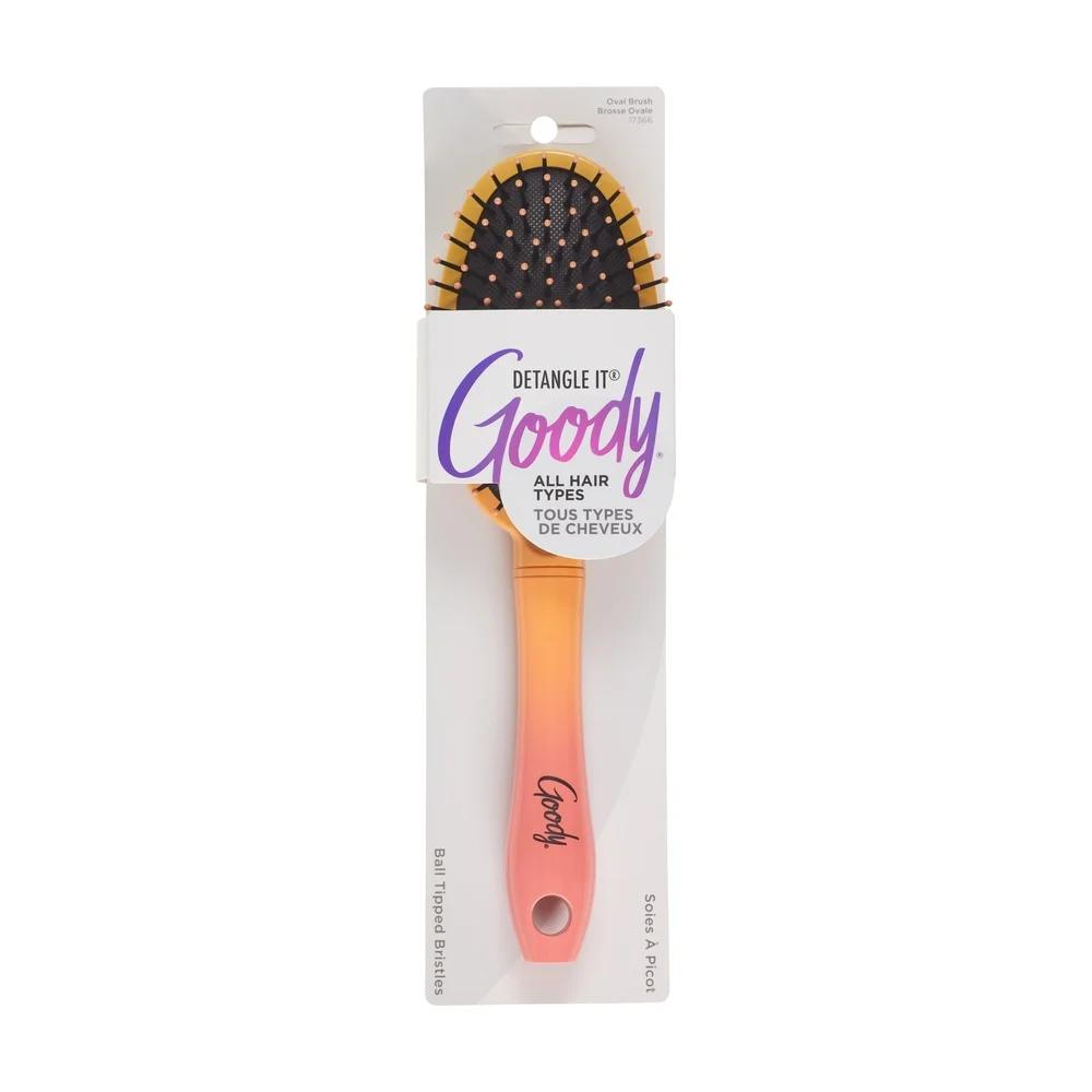 

Detangling Oval Brush All Hair Types Flexible Bristles Smooth Frizz Static Free Comfortable Grip Ideal Everyday Use United States