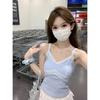 Summer Korean Style Slim Fit Lace Splice Slimming Camisole Vest Top