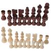 33Wd 32 Pcs Hand Carved Wooden Chess Pieces Portable Tournament Chessmen International Chess Figures For Chess Board Game