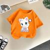 Children's Short-sleeved Boys'  Girls' T-shirts Cotton Summer Casual Tops