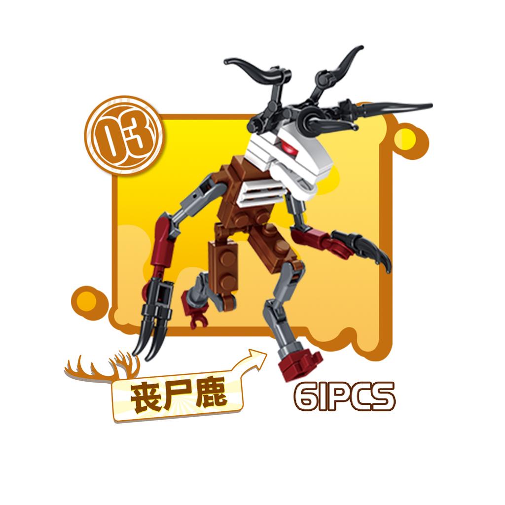 99 Nights In The Forest Building Blocks Toys Elk Deer White Owl Animals Model Building Blocks Diy Education Assembly Toys