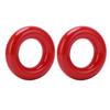 2pcs Golf Weighting Ring Round Glossy Trainning Club Swing Weight Donut for Warm Up Red