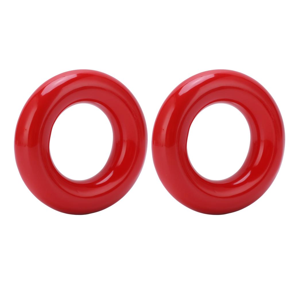 2pcs Golf Weighting Ring Round Glossy Trainning Club Swing Weight Donut for Warm Up Red