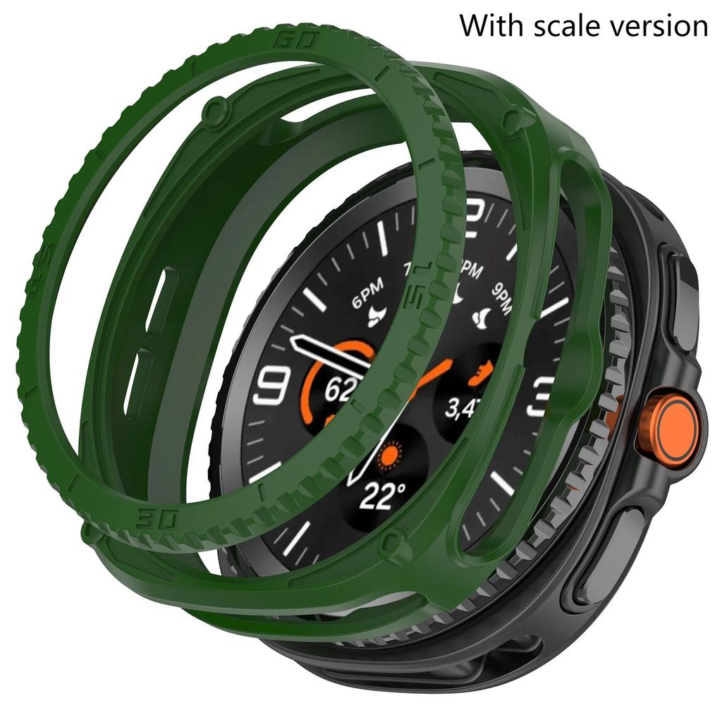 New Silicone Case For Samsung Galaxy Watch 8Classic 46 Protective Cover Shell Watch Strap Watch 8 Soft TPU Protector Accessories