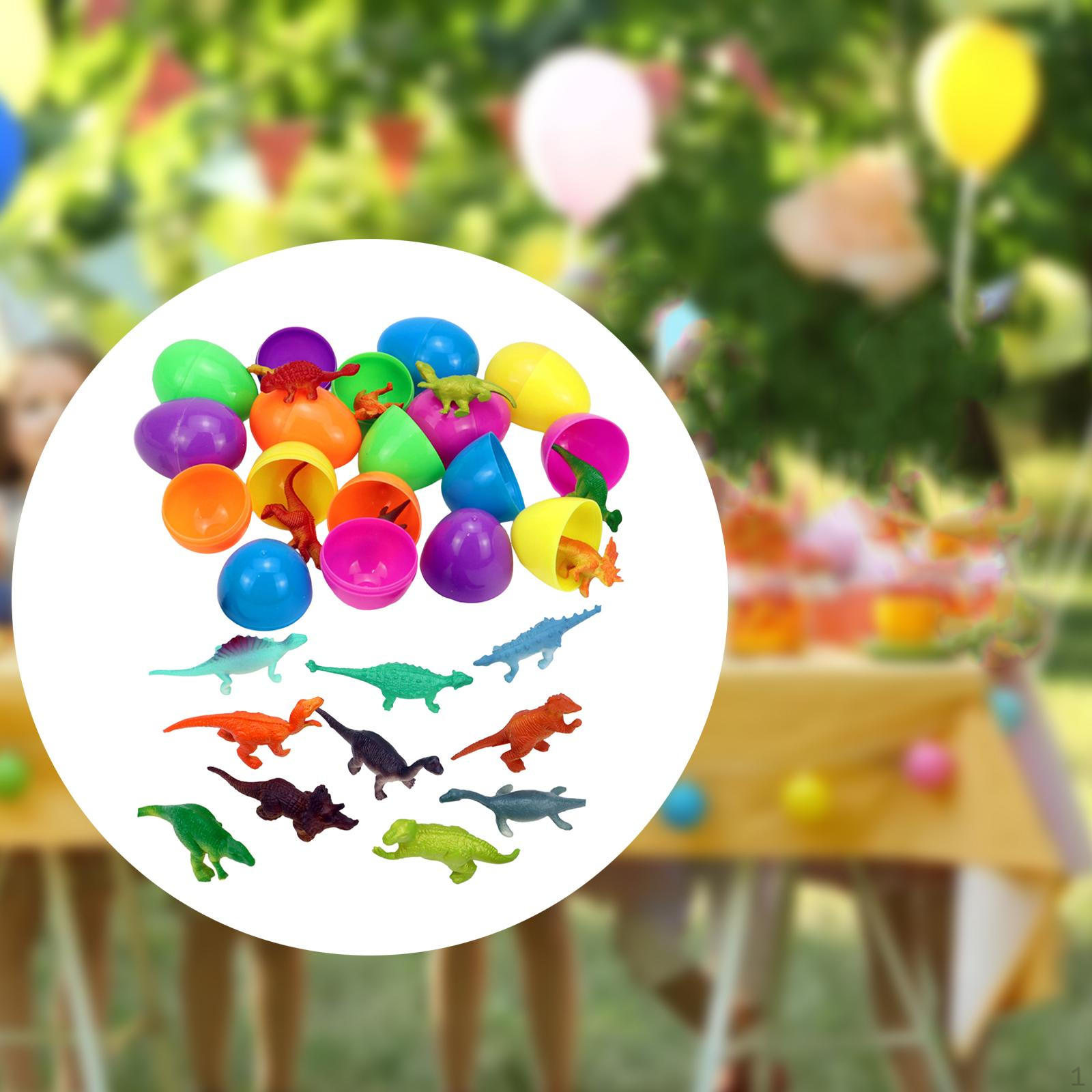 

Игрушки-яйца динозавров, пасхальные яйца, наполнители для корзин, новинка-игрушка, 12pcs