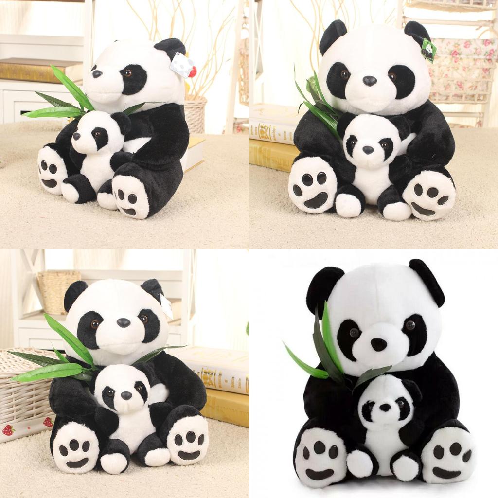 Adorable 38cm Panda Teddy Bear Soft Plush Stuffed Animal Ideal For Kids Gift