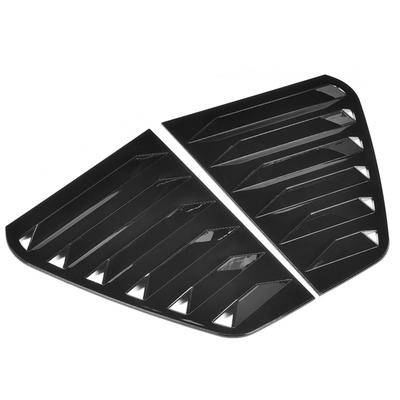 Pair of Side Vent Window Scoop Louver Trim Car Modification Fit for R Mk7 Mk7.5 2013 2020Glossy Black