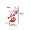 Double Vertical Pattern Pot Wintersweet Bonsai Artificial Plum Blossom Flowerpot Planting Flowerpot