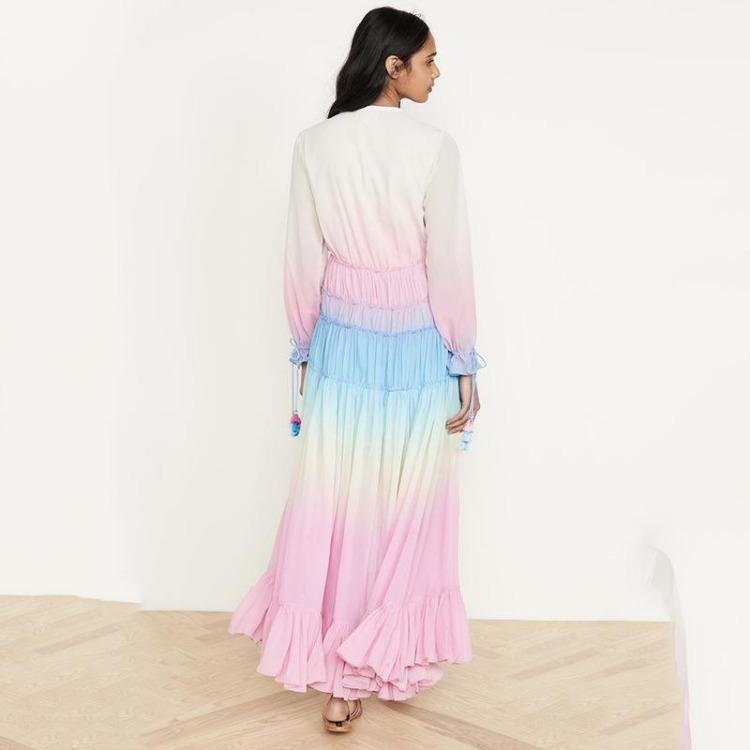 Summer Elegant Bodycon Maxi Dress Y2k Printed Boho Party Club Dresses Sexy Women Robe Femme