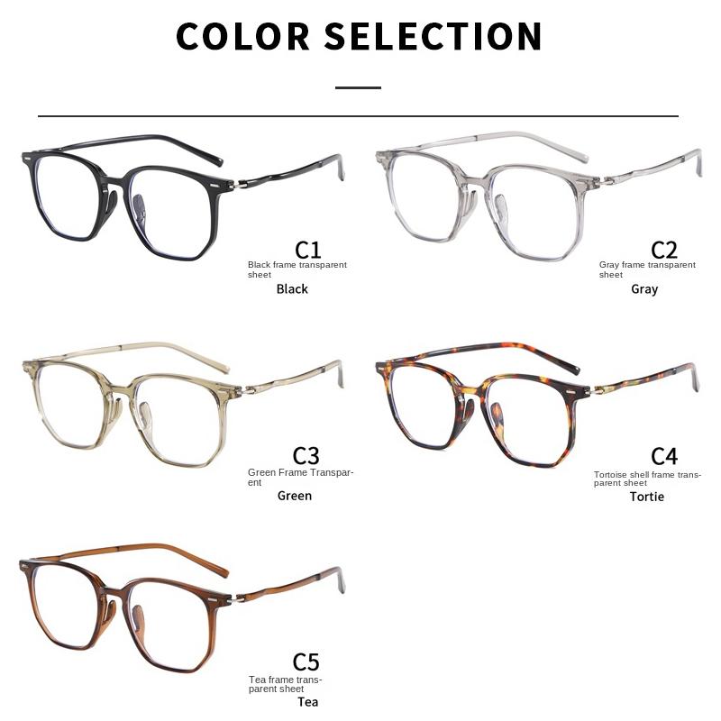 Anti-blue Light Glasses Niche Simple Square Eyewear Women Men Daily Luxury Eyeglas Blue Light Blocking Man Lady Computer Eyeglas