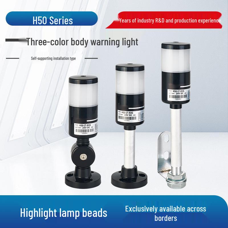 

H50 Series Multi-Layer Three-Color High-Brightness LED Machine Tool Alarm Light with Sound and Light Alerts. H50