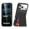 Card Slot Holder Hard Plastic Case for Iphone 17 Pro Max Air 16 Plus 15 14 13 Pro Iphone17 Iphone16 Protective Funda Cover