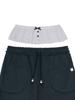 TUOMIO Detachable Bermuda Sweatpants [Navy]