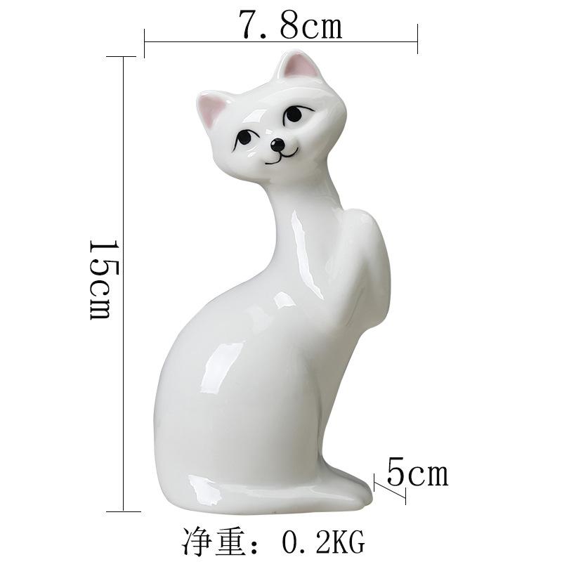 Creative Nordic Ceramic Vase Ornament Living Room Home Decoration Desktop Mini Flower Dryer