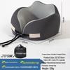 U-Shaped Memory Foam Travel Pillow for Neck and Cervical Spine Support
