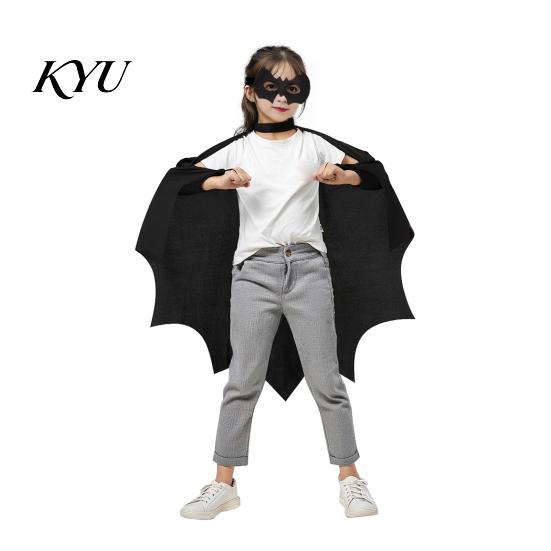 Bequemes Weiches Stoff Umhang Halloween Fledermausflügel Umhang, Erwachsene Kinder Kostüm Mit Kapuze Langlebig Wiederholte Nutzung Cosplay für Festliches Party Outfit Umhang