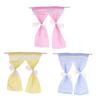 Miniature Lace Curtain Various Colors Excellent Workmanship Cotton Cloth Mini Tie Back Floral Curtains for Family