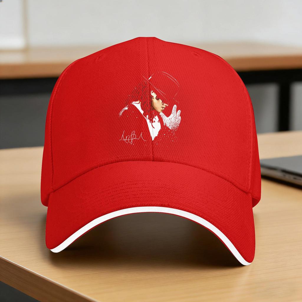 Poster Michael Jackson Cappellino da Baseball Casual Unisex Unisex Cappellino Trucker Design Regolabile Kpop Rock Cappellini da Baseball Idea Regalo