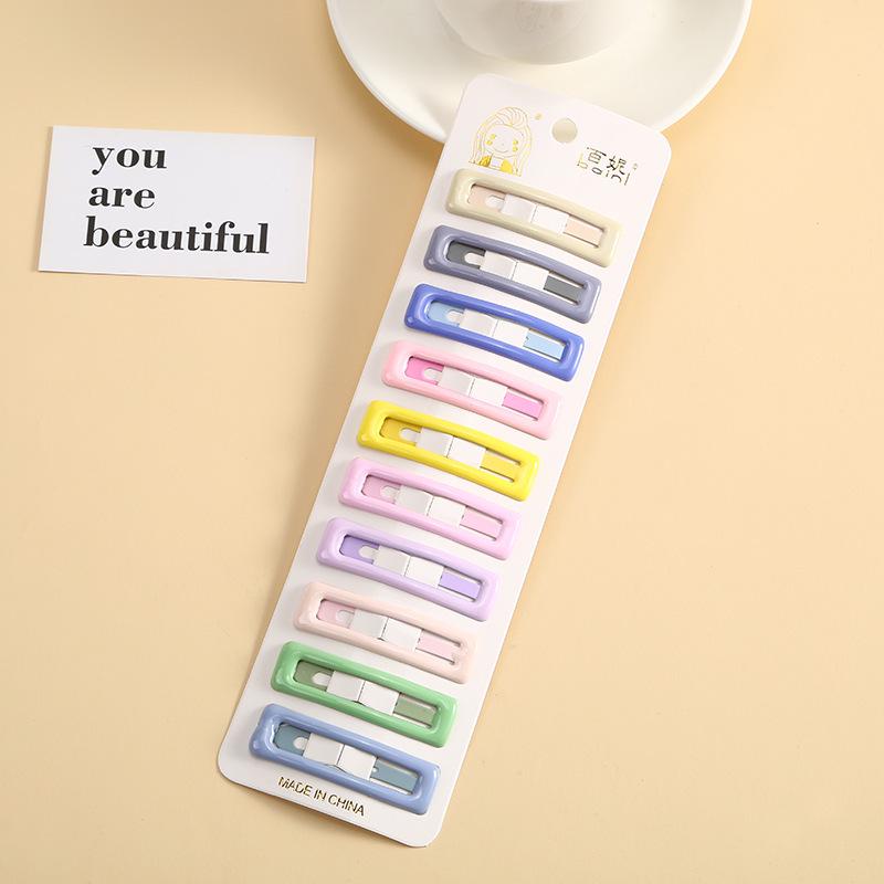 2023 Ice Cream Color Star Hair Clips for Girls – Cute BB Bangs Clips