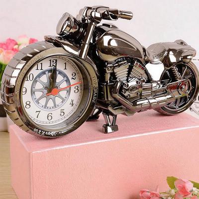 Creative Alarm Clock Motorcycle Motorbike Shape Alarm Clock Table Clock Home Birthday Gift Cool Clock AVE