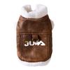Cat Autumn and Winter Suede Cool Casual Style Vest Cotton Coat Dog Thickened Thermal Jacket Pet Cat Clothes