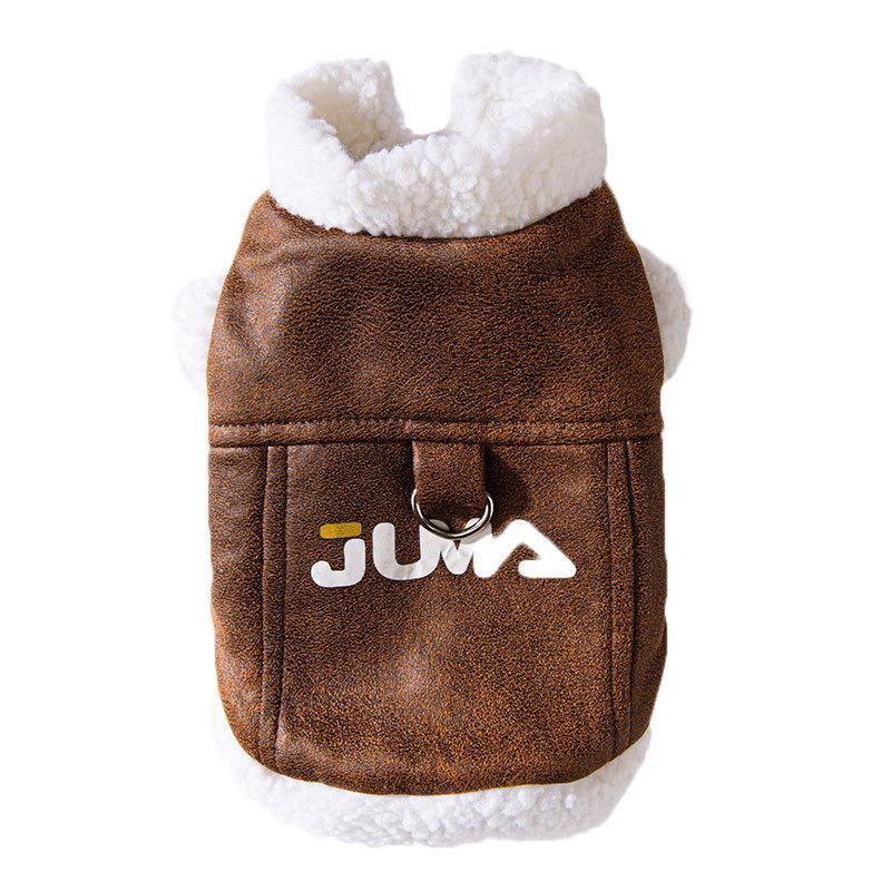 Pet clothing Autumn and winter cat lamb wool thickened warm into cat kittens hairless cat dog two-legged cat clothes