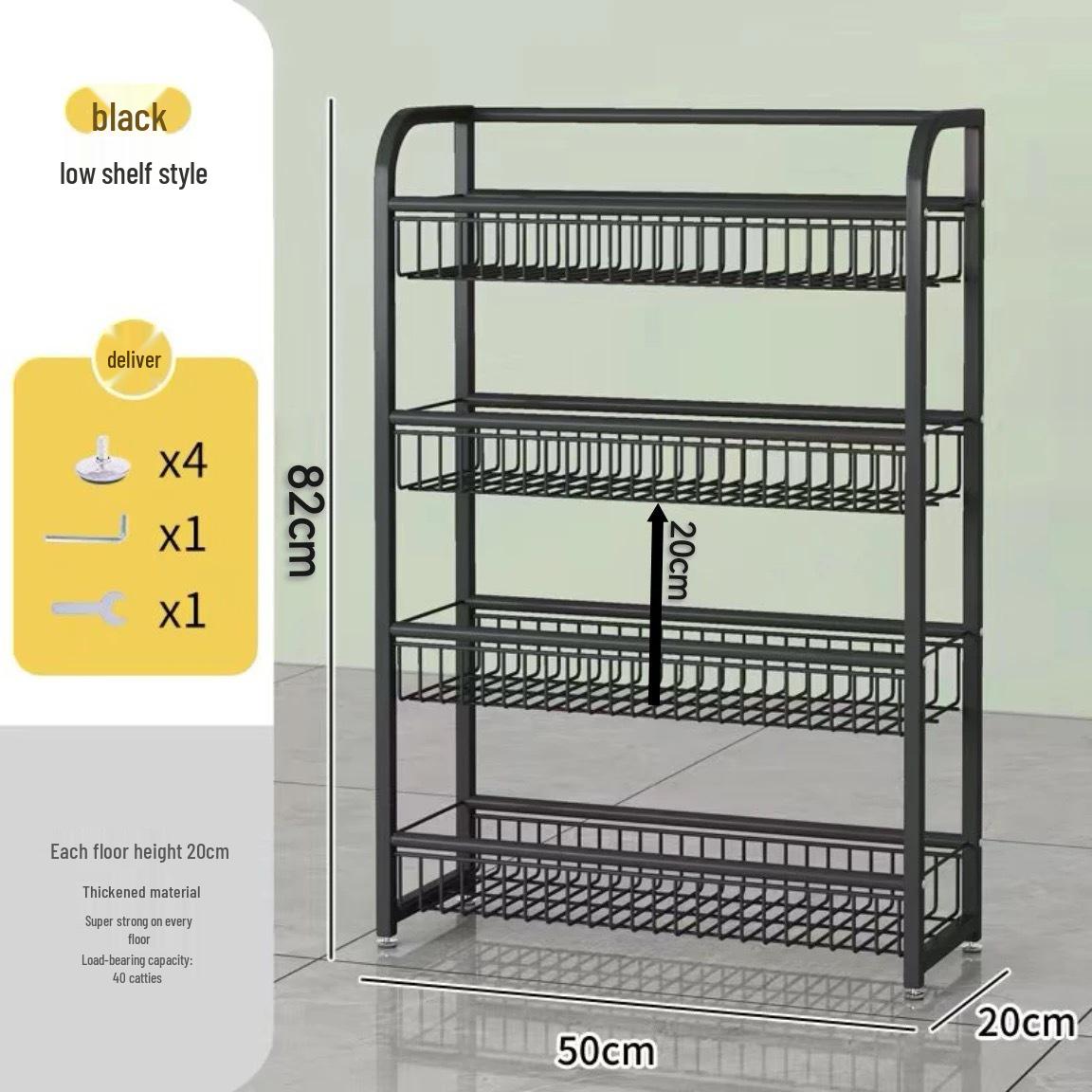 Movable Multi-Layer Snack & Beverage Display Rack with Wheels