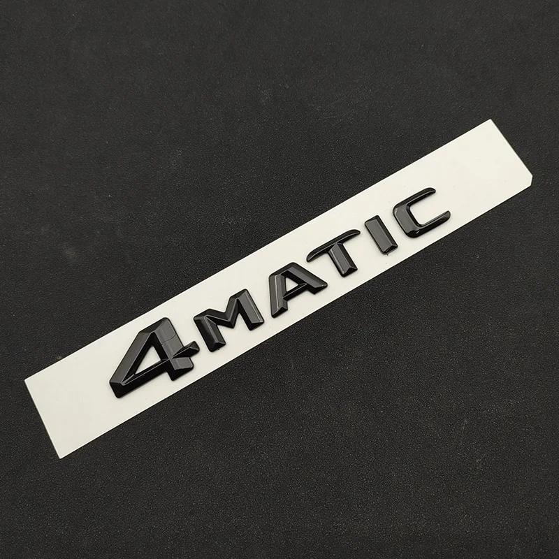 3D ABS Self-adhesive Letters For Car Stickers For Mercedes-Benz E200 E220 E260 E320 E350 CDI 4matic Emblem Trunk Accessories