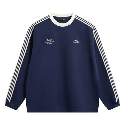 Li Ning Sports Lifestyle Serie Rundhals Besticktes Paar Sweatshirt Unisex Sweatshirt AWDW353-4