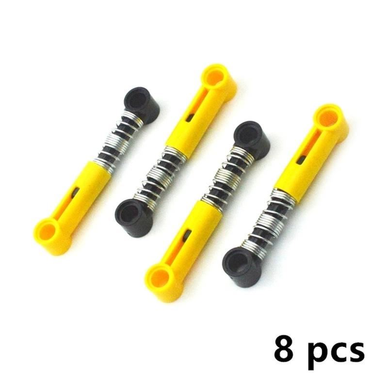 Building Blocks Technical Parts Soft Hard Spring Shock Absorber Compatible Assembles Particles 76138 76537 61903 92693 57515