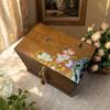 Wooden Jewelry Box with Drawers Vintage for Dresser, Bedside Table