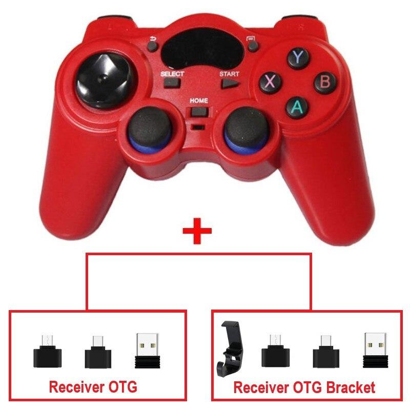 2.4G Controller Gamepad Wireless Joystick with OTG Converter for P3 Android Phone Tablet PC Smart TV Box