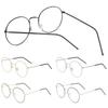 Women Men Computer Round Metal Glasses Ultra Light Frame Anti-Blue Light Eyeglasses Eyeglasses Protection