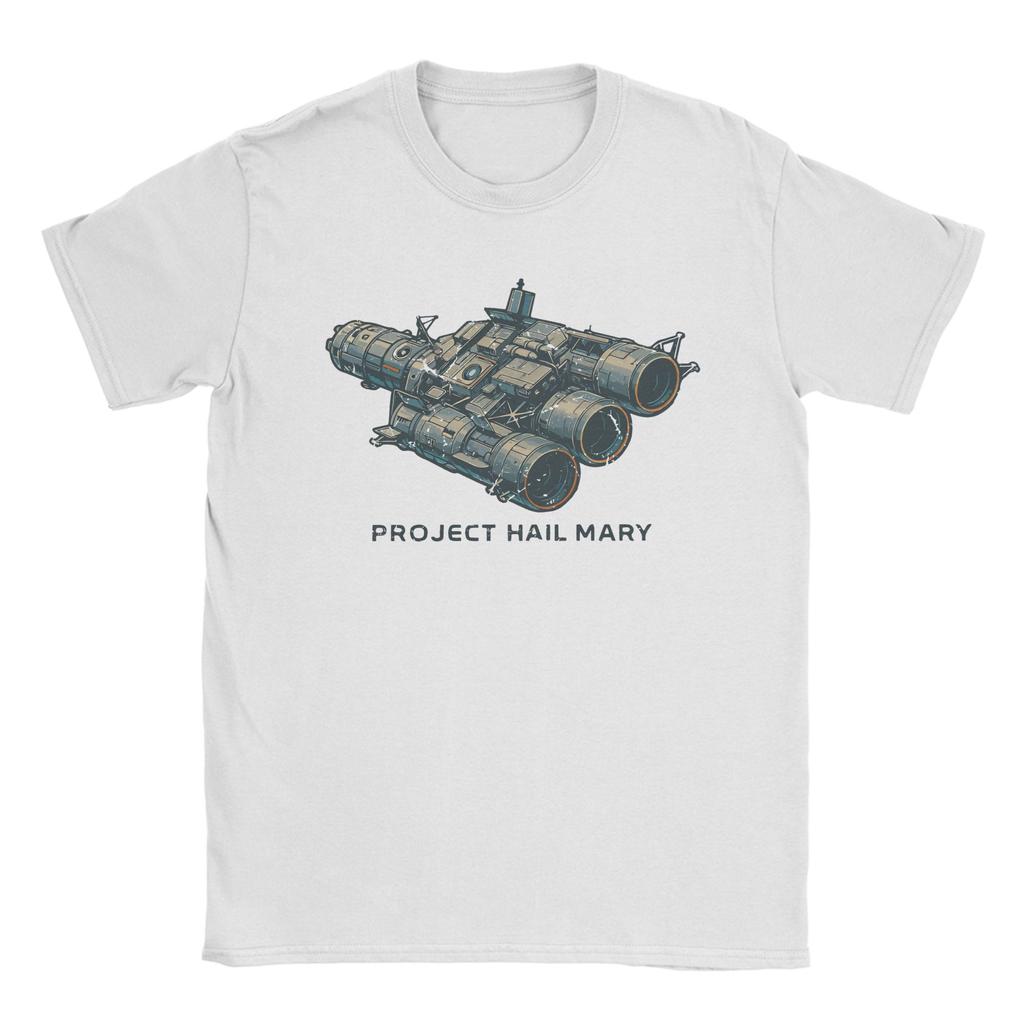 Unique Project Hail Mary La La Land TShirt For Unisex Unisex O Neck 100 Cotton T Shirts Short Sleeve Tees Printed Tops