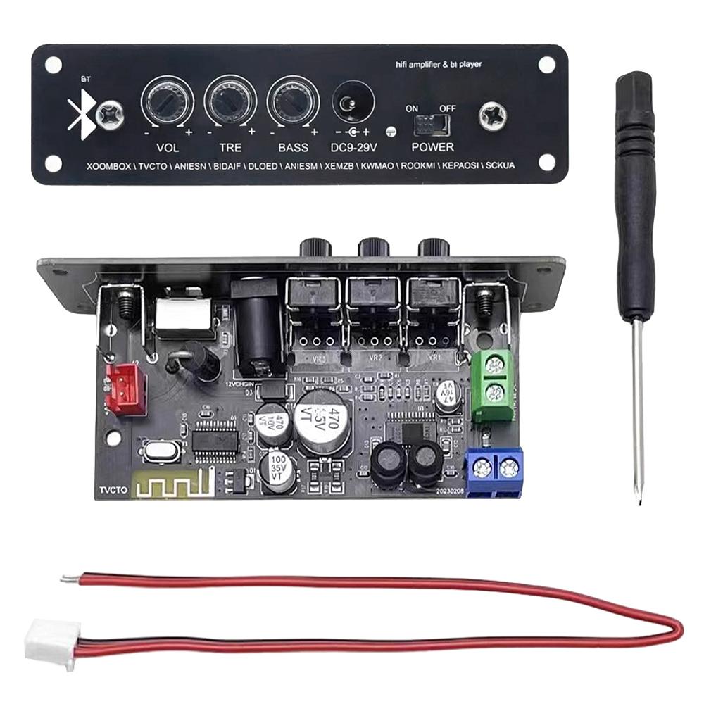 

Bluetooth 5.1 MP3 Decoder Board DC 12V 20W Car Audio Amplifier Receiver Module Car Audio Accessories