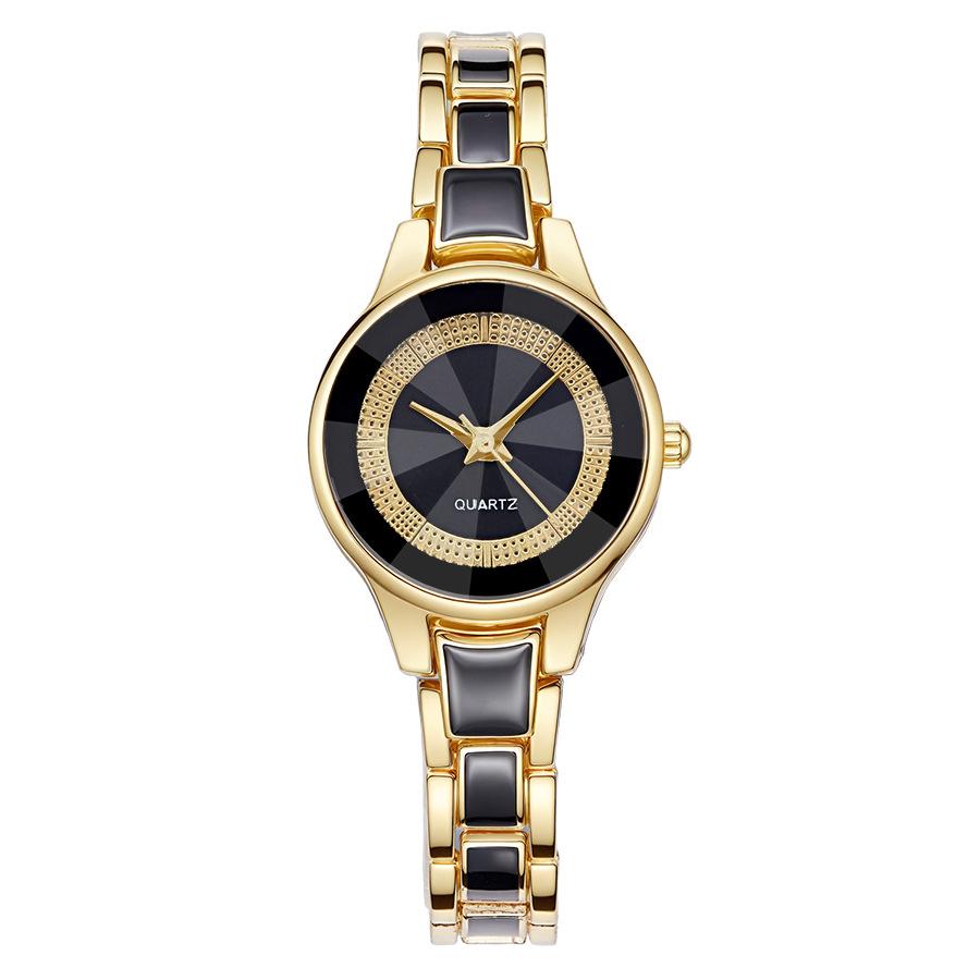 Woman Simulation Ceramic Bracelet Watch Quartz Wristwatch