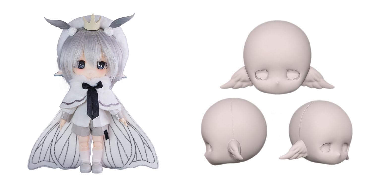 

PICCODO ACTION DOLL x White Box Alice Haiba PVC POM ABS Fabric Resin Deformed Doll HANEKO No Makeup Doll Headset & & & & +