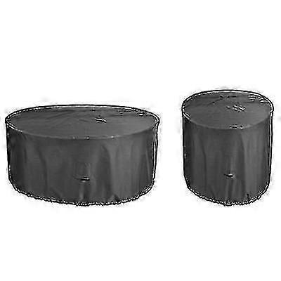 Round Furniture Dustproof And Waterproof Cover, Outdoor Garden Table Furniture Protective Cover