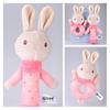 Shinse Stuffed Animal Rattle Baby Toy Rattle Ring-Ring Stick Cute Cloth Toy From 3 Months Cotton Popular Baby Shower Gift Educational Toy Newborn