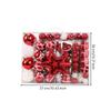 104 Pieces Christmas Tree Ornaments Glittery Baubles Premium
