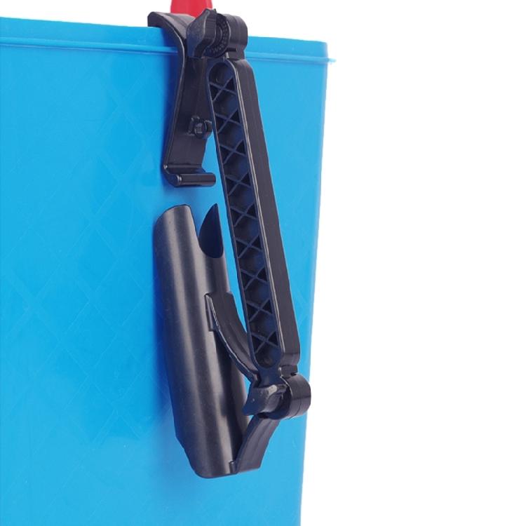 2 Stück Verstellbare Eimer Rutenhalter Faltbarer Kunststoff Angelrutenständer Faltbare Ruten Stützständer Eisangelzubehör