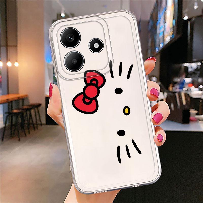 Case for Xiaomi Redmi Note 14 Pro Plus Note 13 13C 12S A4 11S 9 10 10S 11 14C 12 Soft Phone Cover Sanrio Hello Kitty