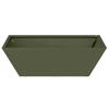 Garden Planter Set 5 Pcs Olive Green 50 X 50 X 15 Cm